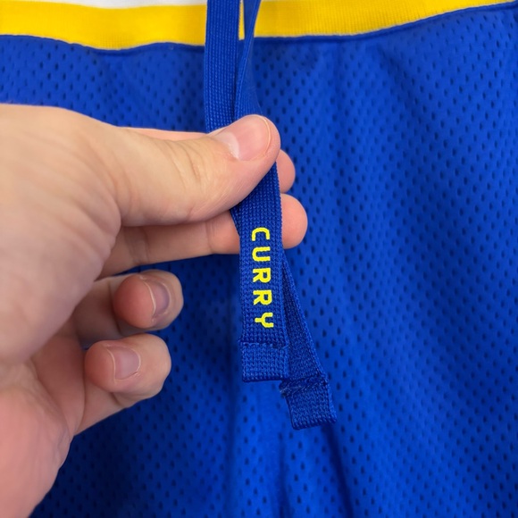 Under Armour Curry Mesh Blue Shorts NWT Size Large - Picture 2 of 13